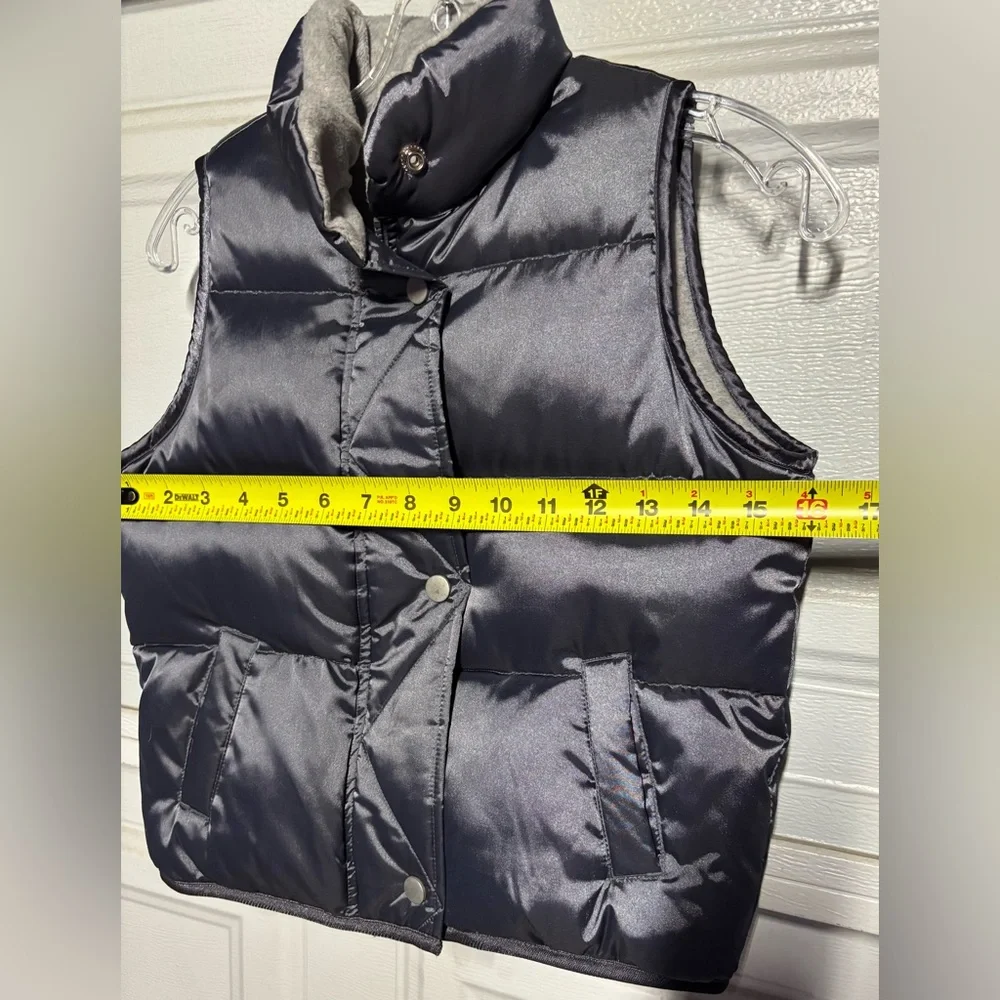 GAP Midnight Black Quilted Vest